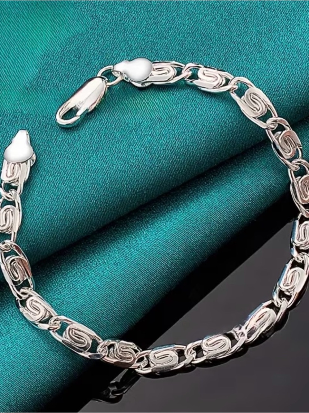 Silver Link Bracelet - Silver Women's Jewelry